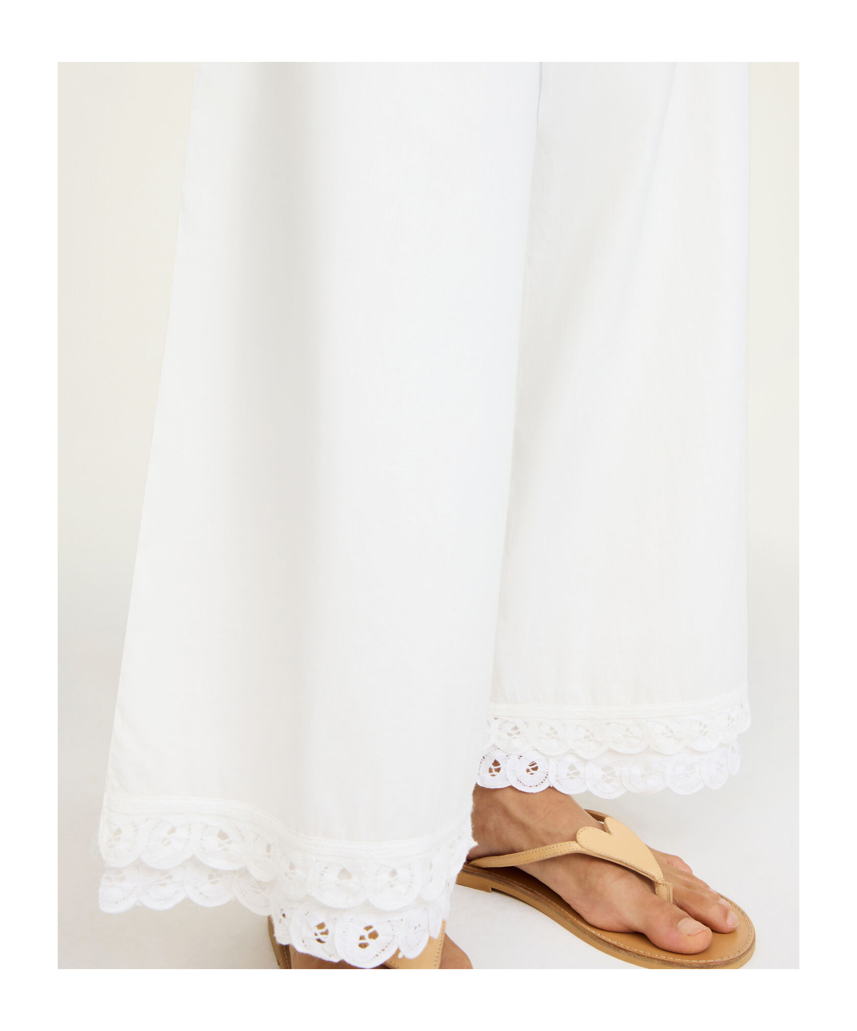 Shop By Malene Birger Luisa Palazzo Pants In Soft White