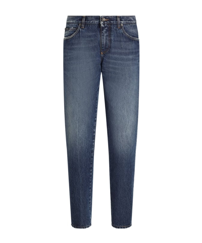 Dolce & Gabbana Regular Jeans In Blue