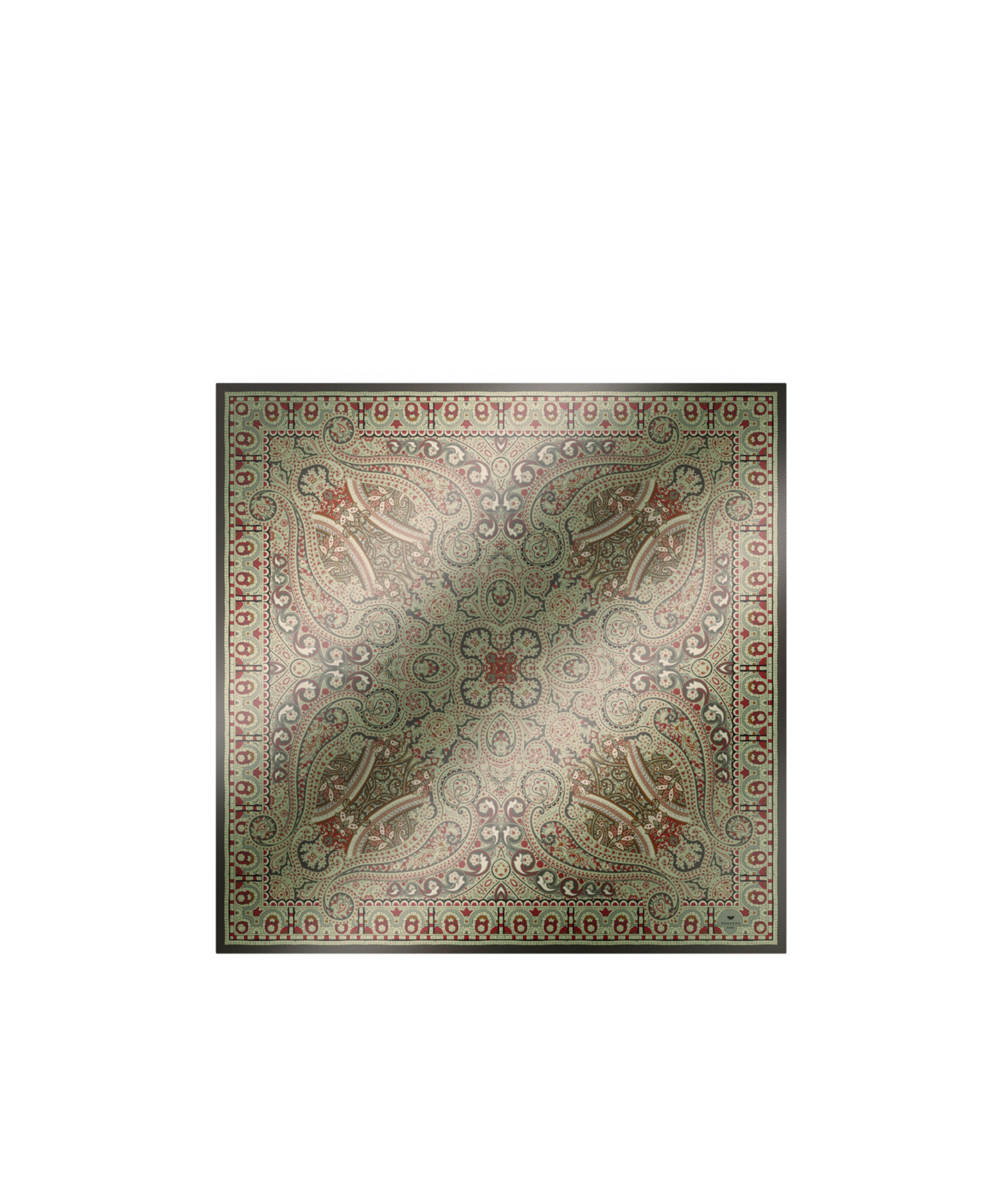 Weekend Max Mara Pattern-printed Foulard In Green