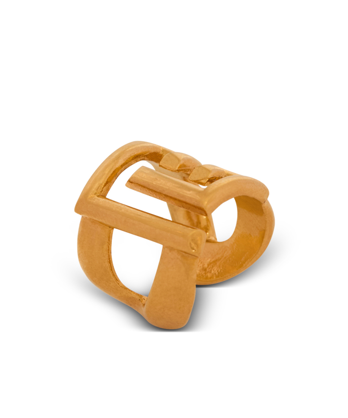 Balmain Brass Sync Pb Ring In Yellow