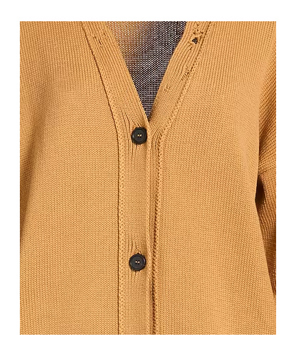 Marni Solid Knit Cardigan In Brown