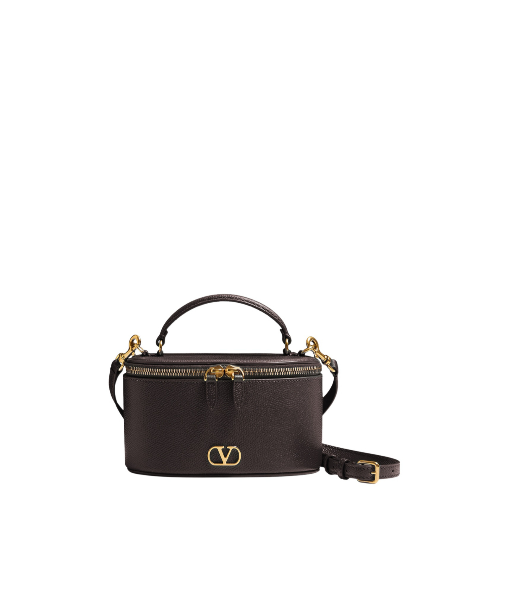Valentino Garavani Vlogo Mini Cosmetic Case In Black