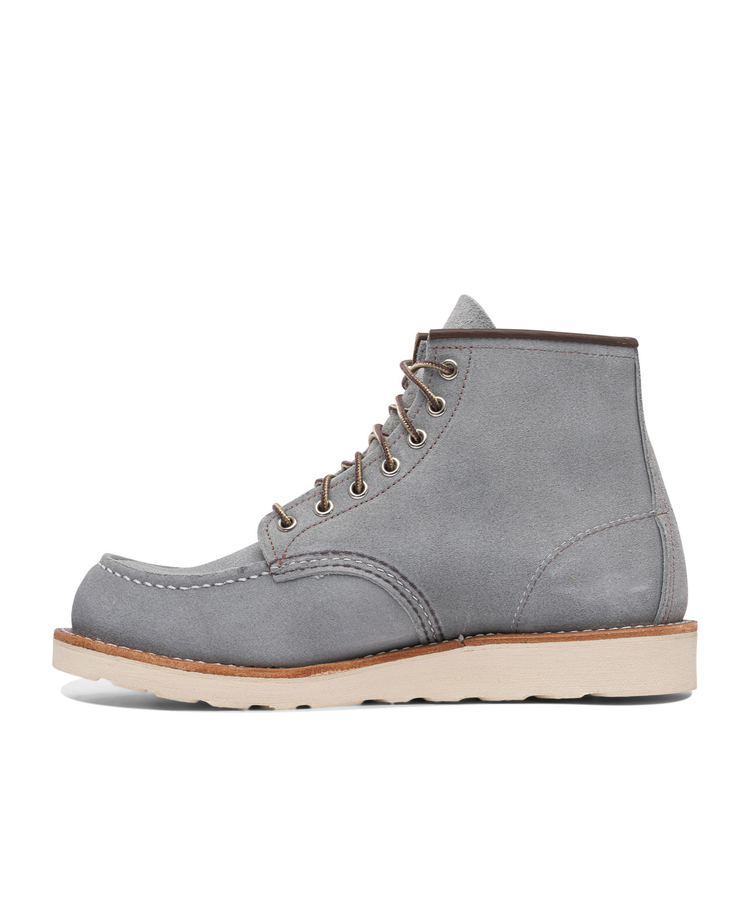 Red Wing Shoes 8800 Classic Moc Suede Boots In Grey