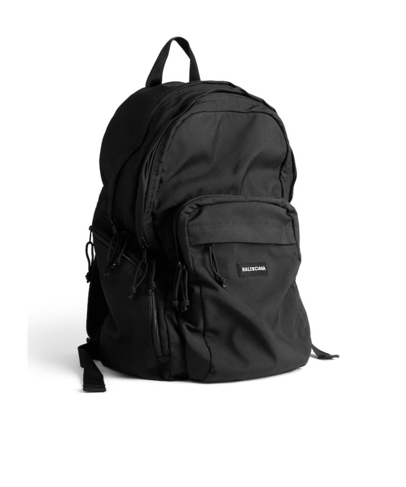 Balenciaga Explorer Multi-pocket Backpack In Black