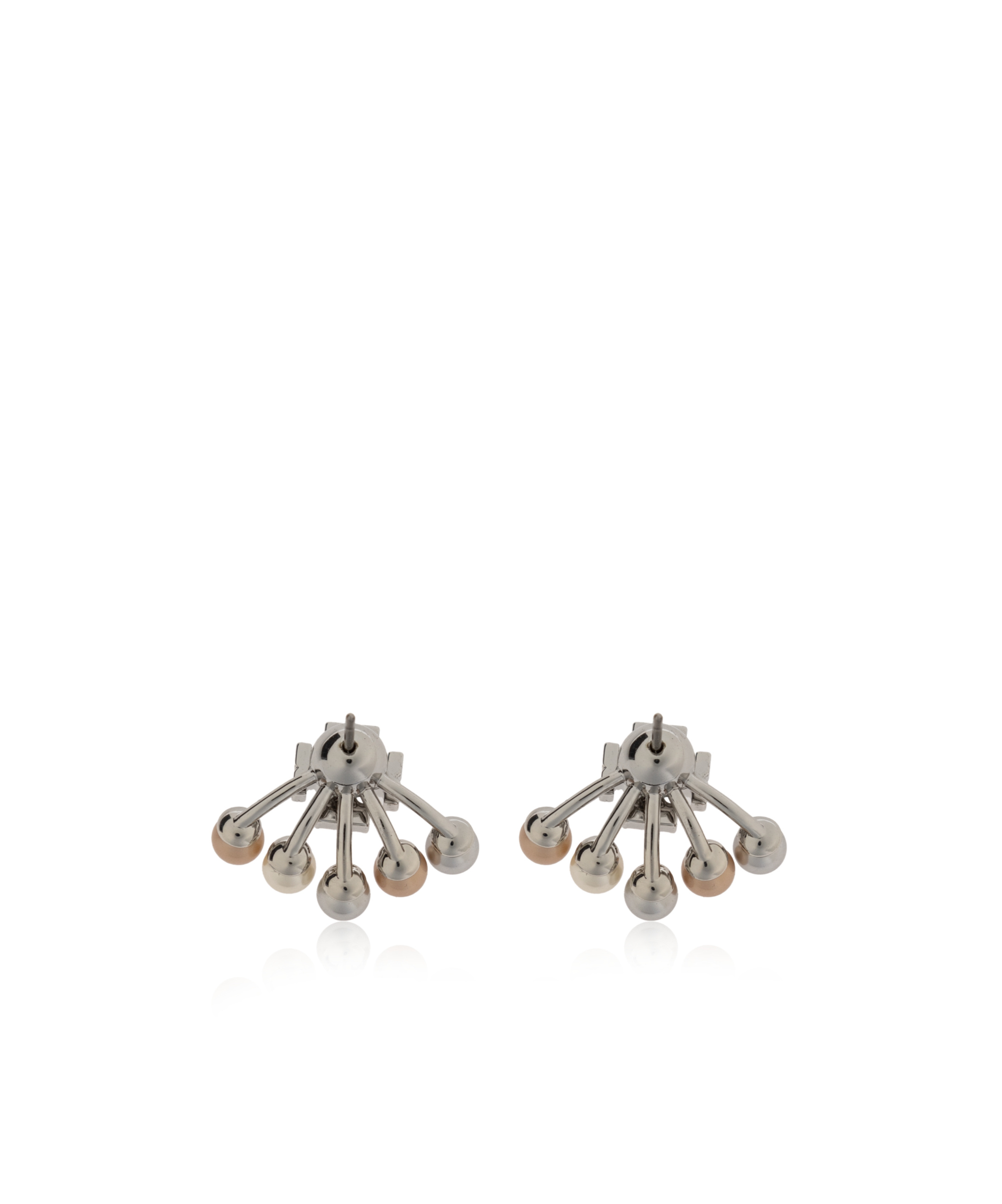 Tory Burch Logo Pattern Earrings In Yellow
