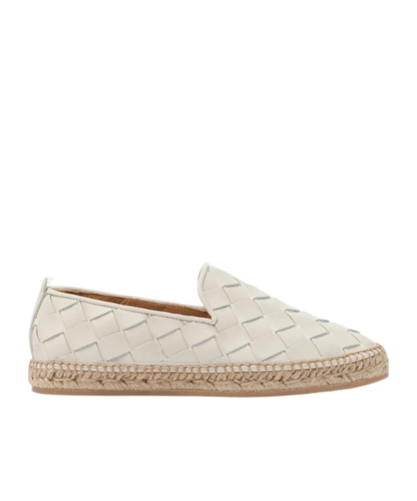 Scarosso Martina Woven Espadrilles In White