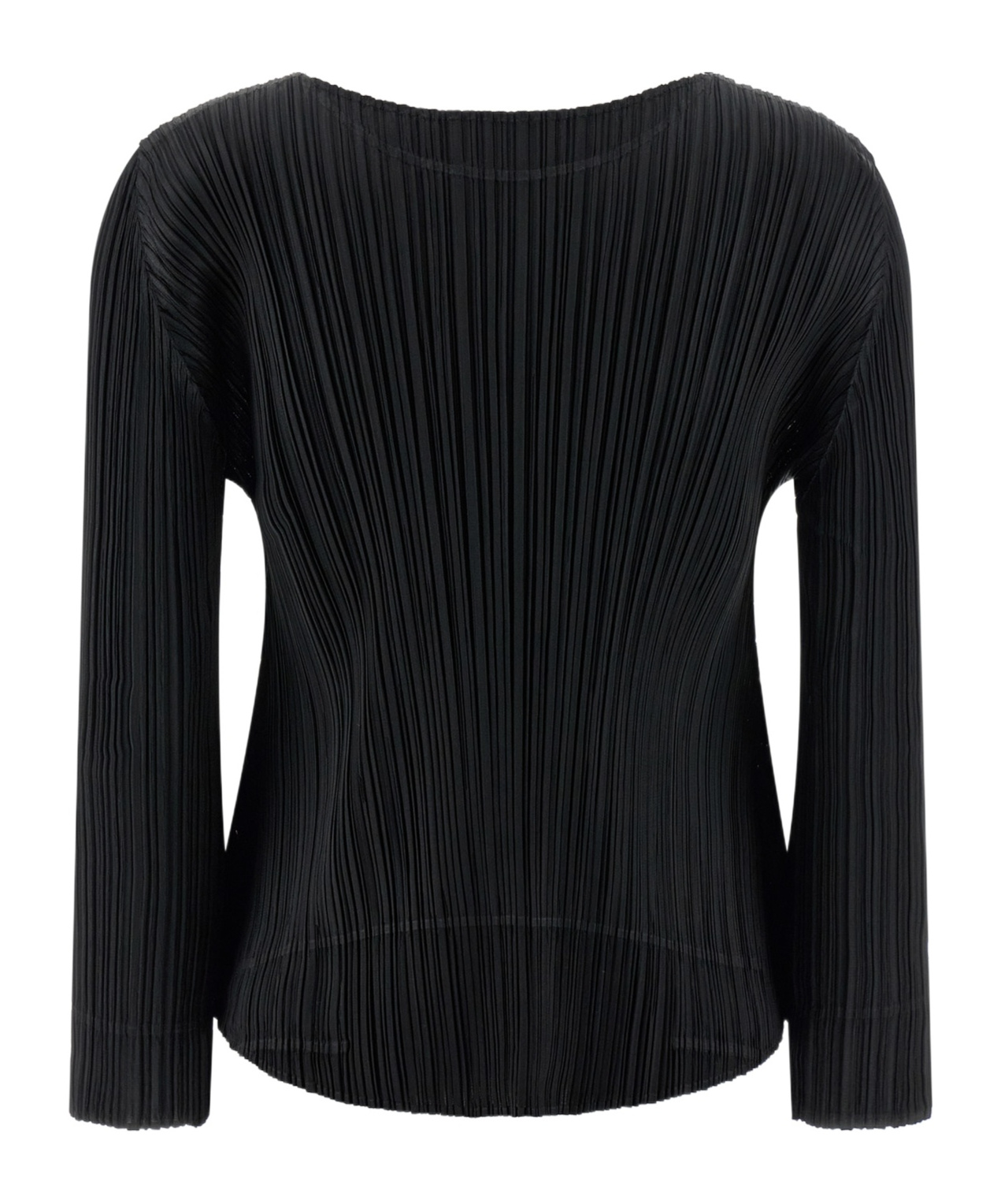 Issey Miyake Pleats Please 'monthly Colors: October' Blouse In Black