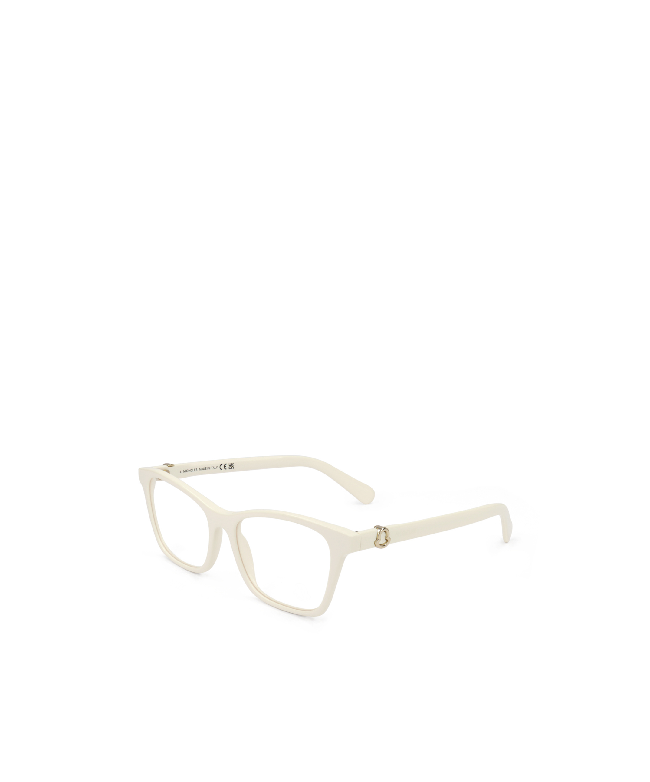 Moncler Eyewear Rectangle Frame Glasses In White