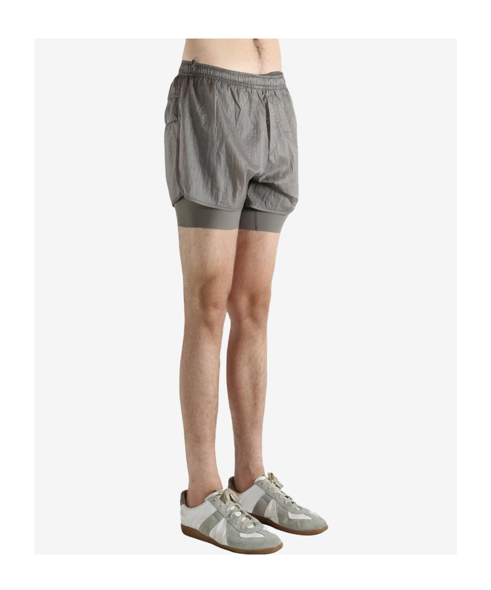 Satisfy Rippy 3 Trail Shorts In Gray