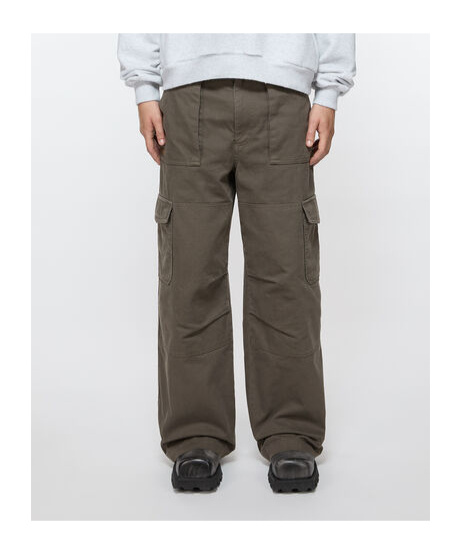 Acne Studios Twill Trousers In Brown