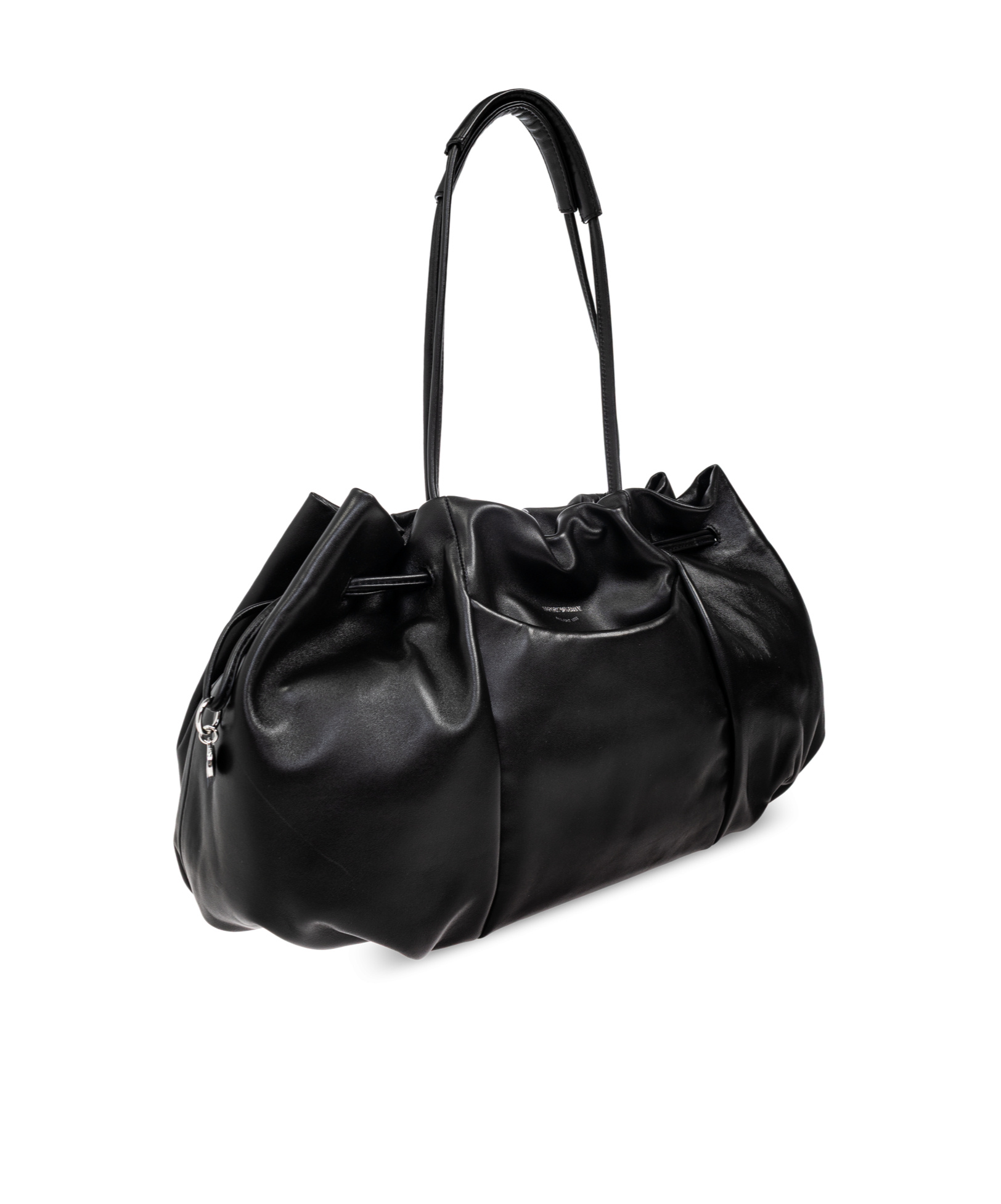 Emporio Armani Double Handle Tote Bag In Black