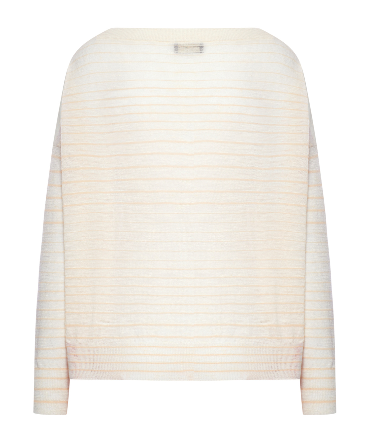 Roberto Collina Stripped Knitted T-shirt In White