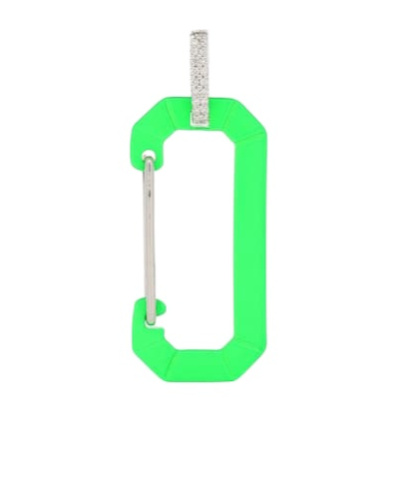 Eéra Chiara 18kt Gold And Diamond Single Earring In Green
