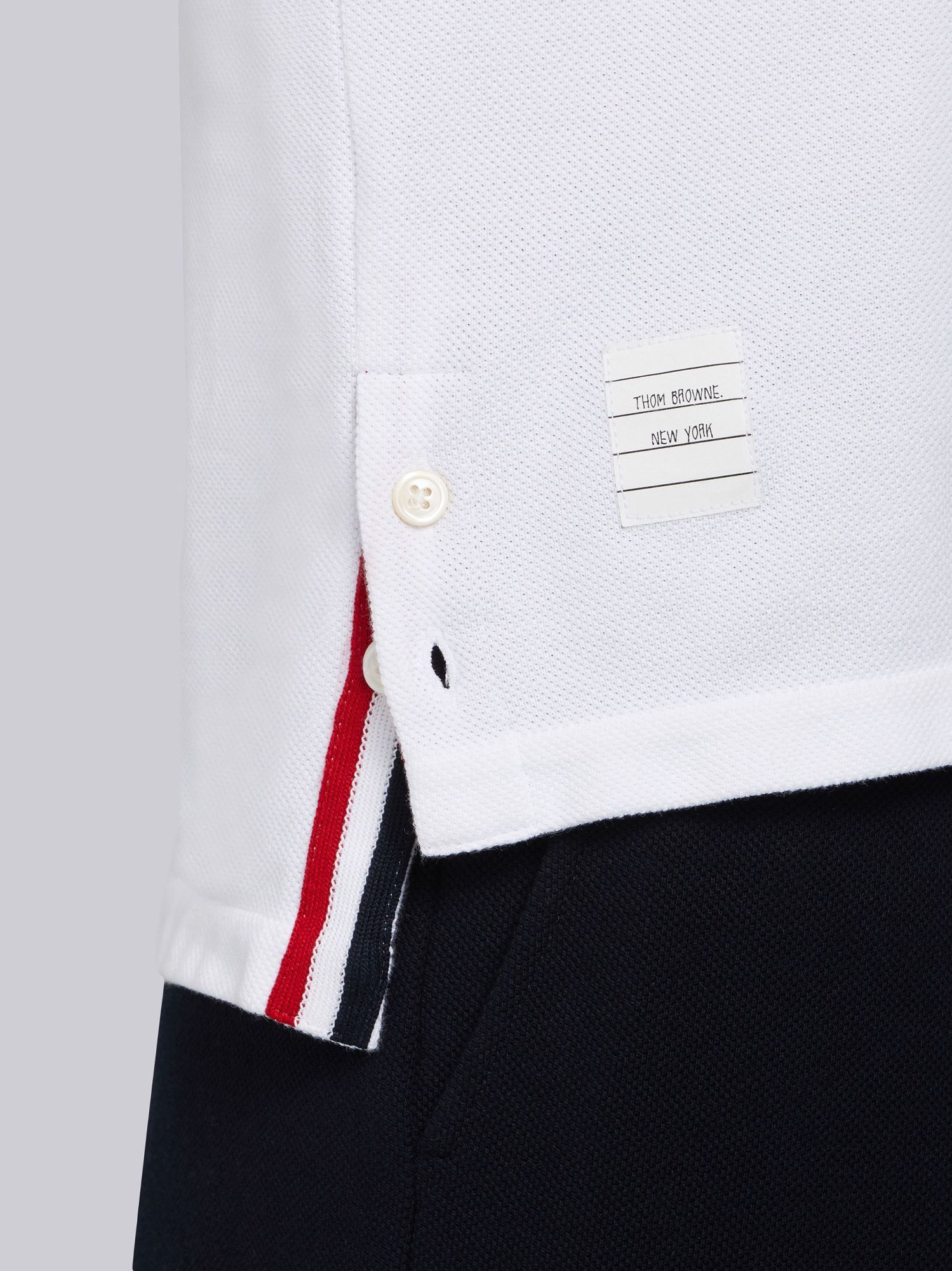 Thom Browne Rwb Stripe T In White