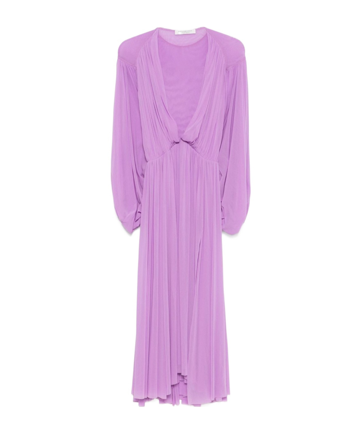 Philosophy Di Lorenzo Serafini Klassisches Jersey-kleid In Purple