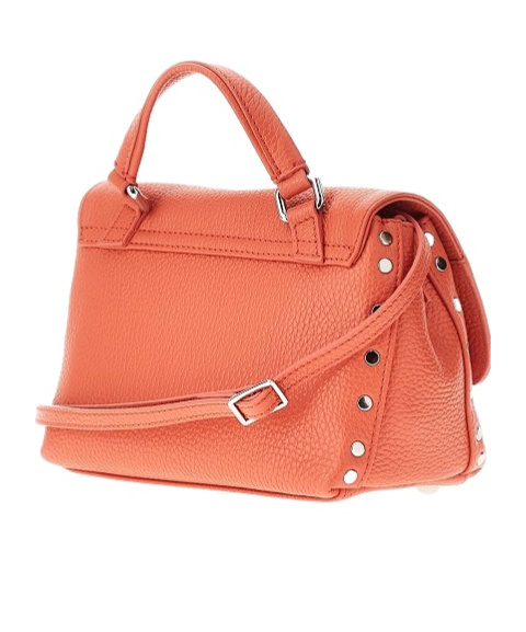 Zanellato Shoulder Bag Adjustable Strap Metal Hardware In Orange