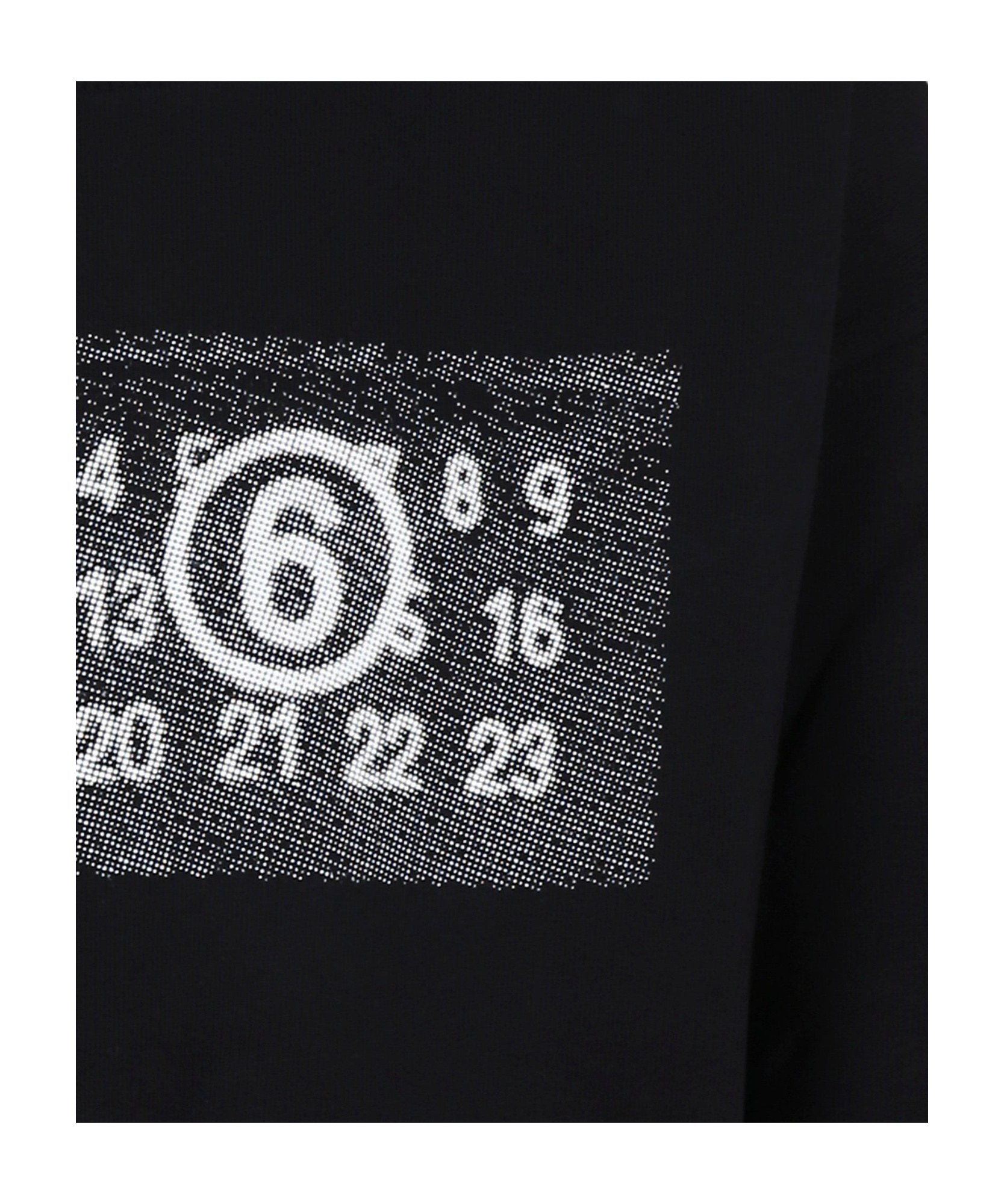 Mm6 Maison Margiela Round-neck Sweatshirt In Black