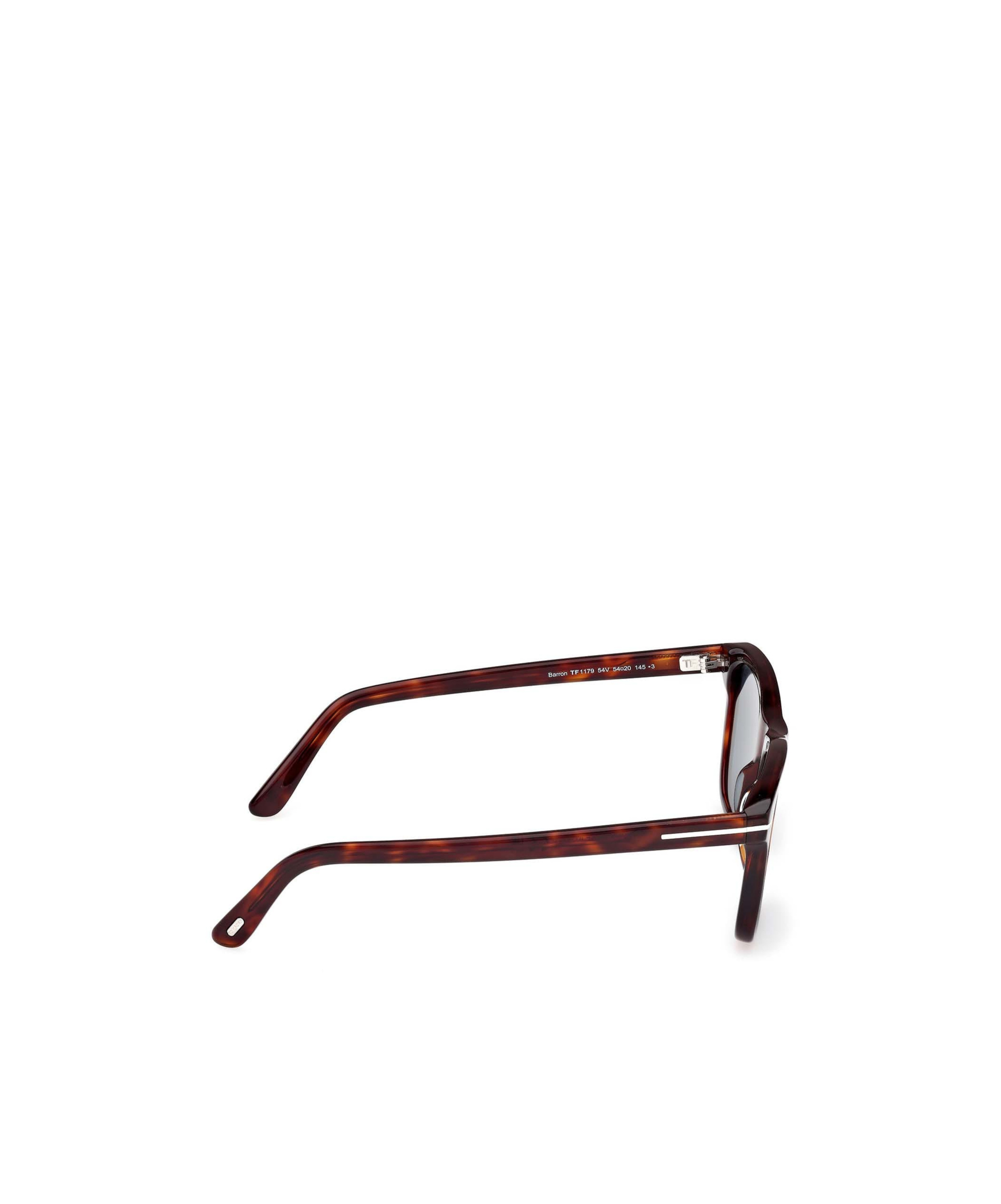 Tom Ford Eyewear Barron Square Frame Sunglasses In Gray