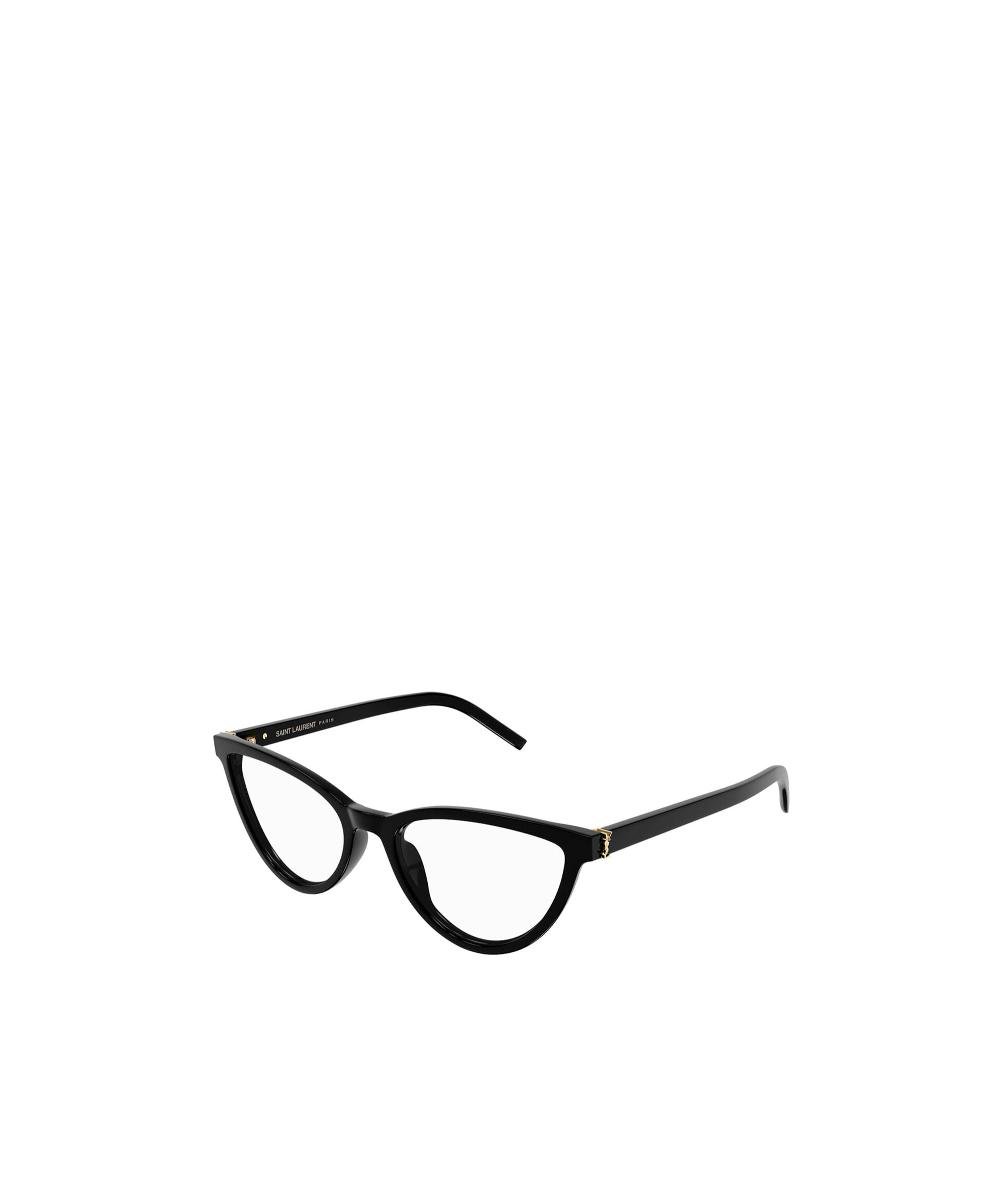 Saint Laurent Logo Flat Mirror In Black