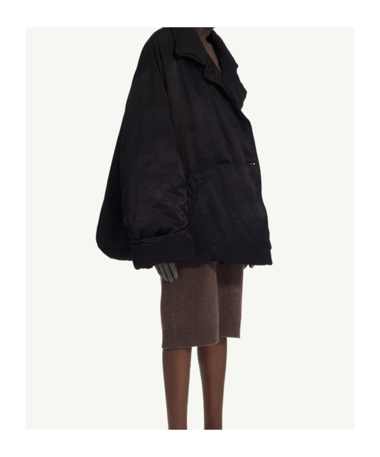Mm6 Maison Margiela Padded Jacket In Black