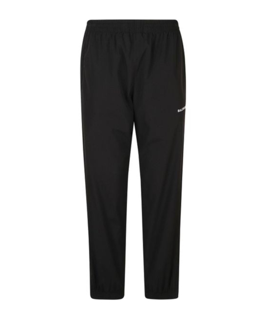Balenciaga Logo Embroidered Track Pants In Black