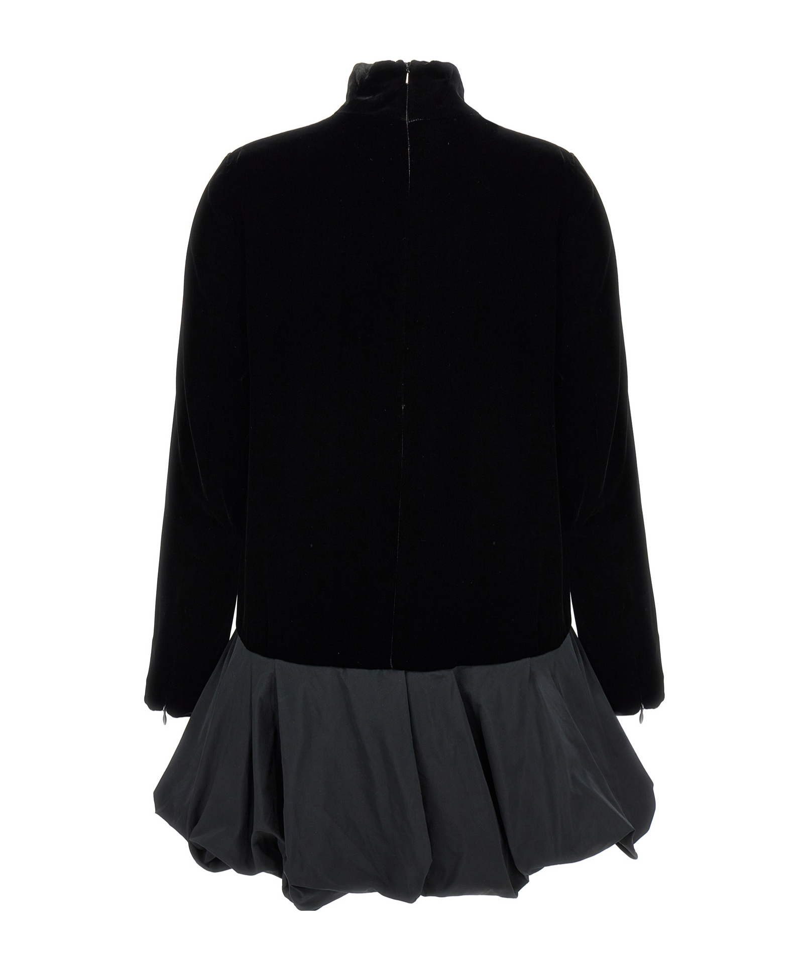 Max Mara Velvet Osso In Black