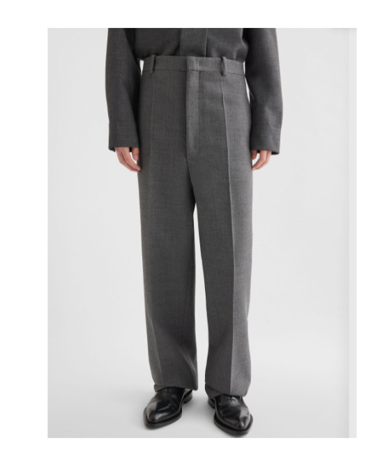 Jil Sander Pleated Trousers In Gray