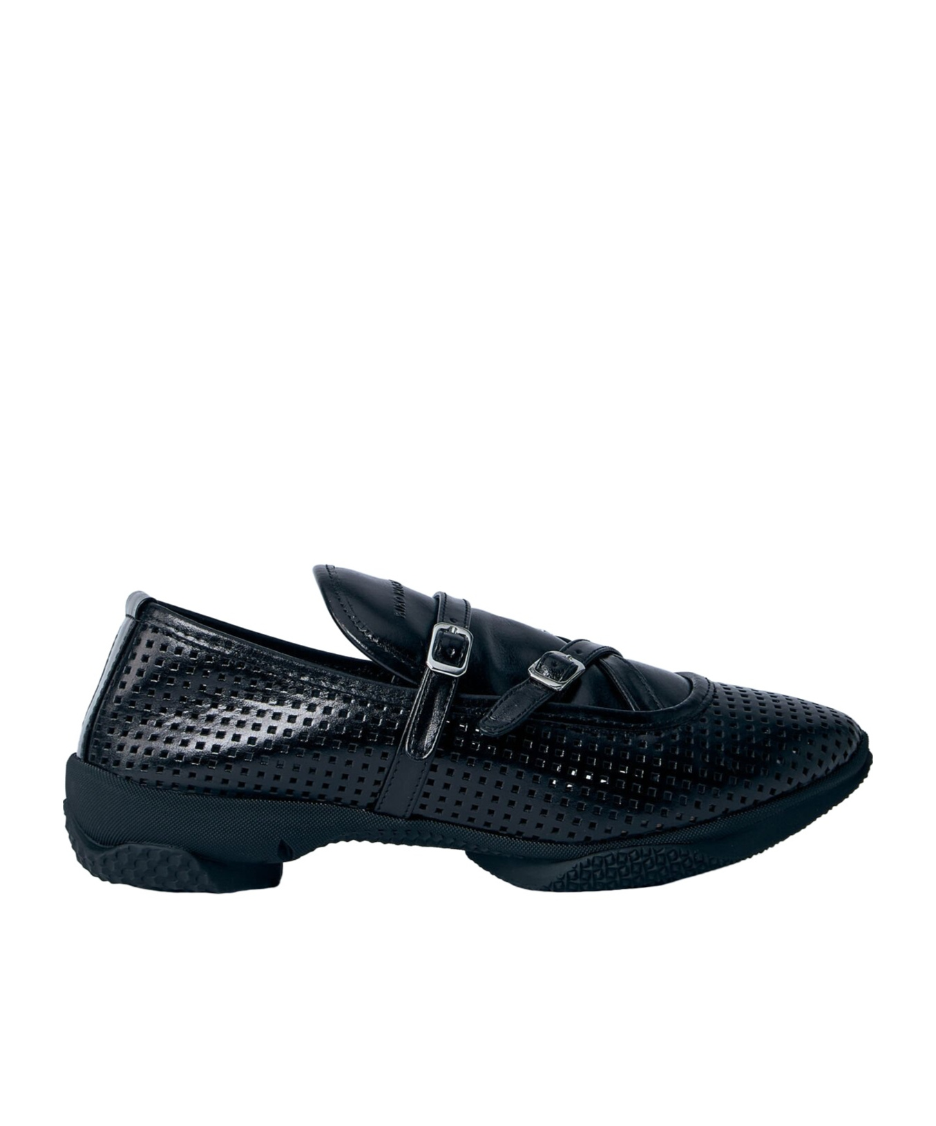 Kiko Kostadinov Sonia Strap Loafers In Black