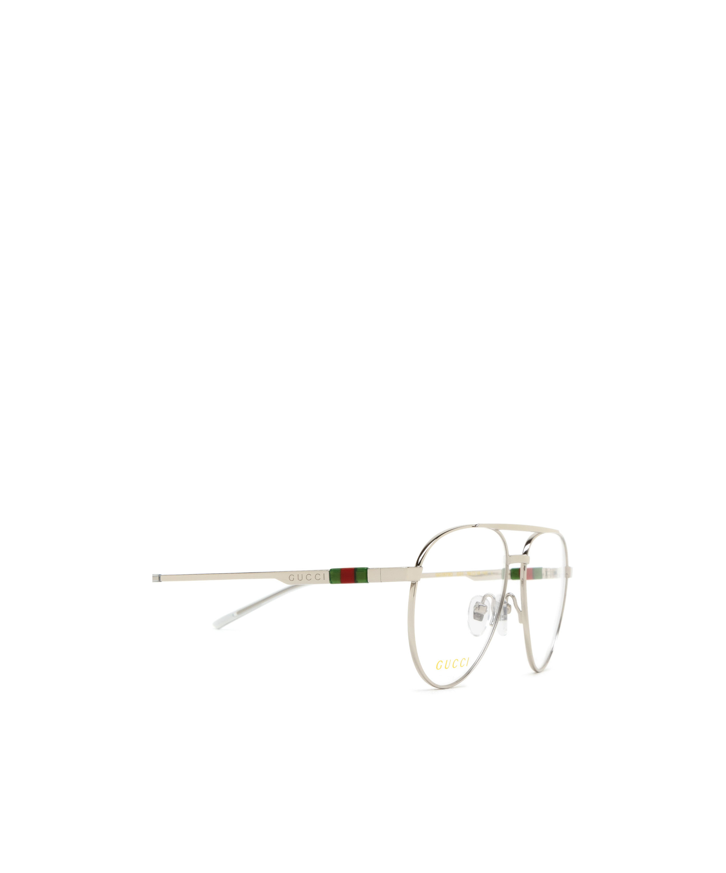 Gucci Pilot-frame Glasses In Nude