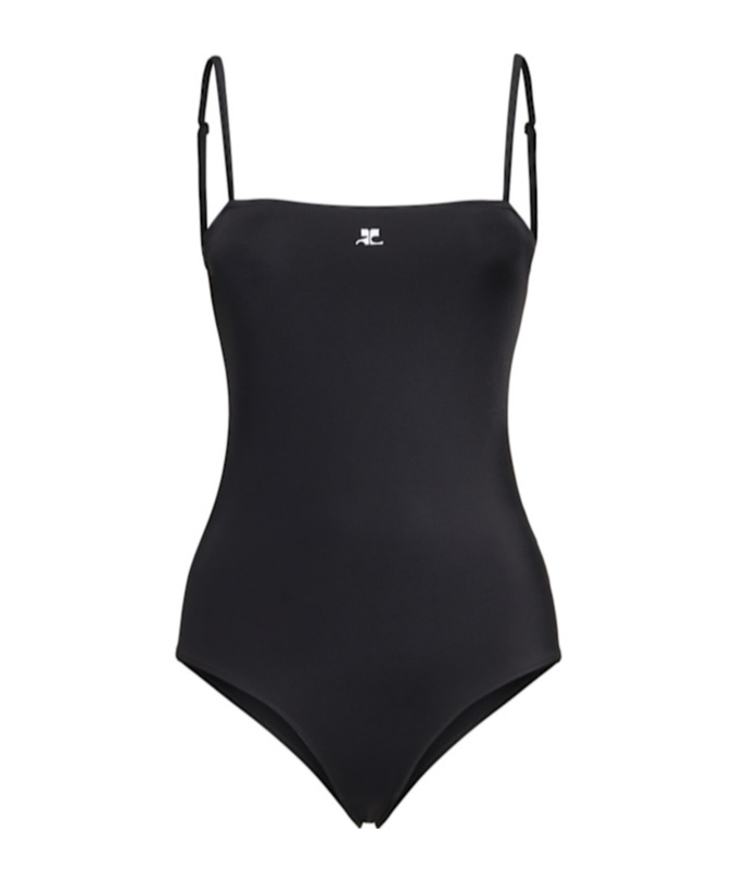 Courrèges Spaghetti Strap One-piece Swimsuit