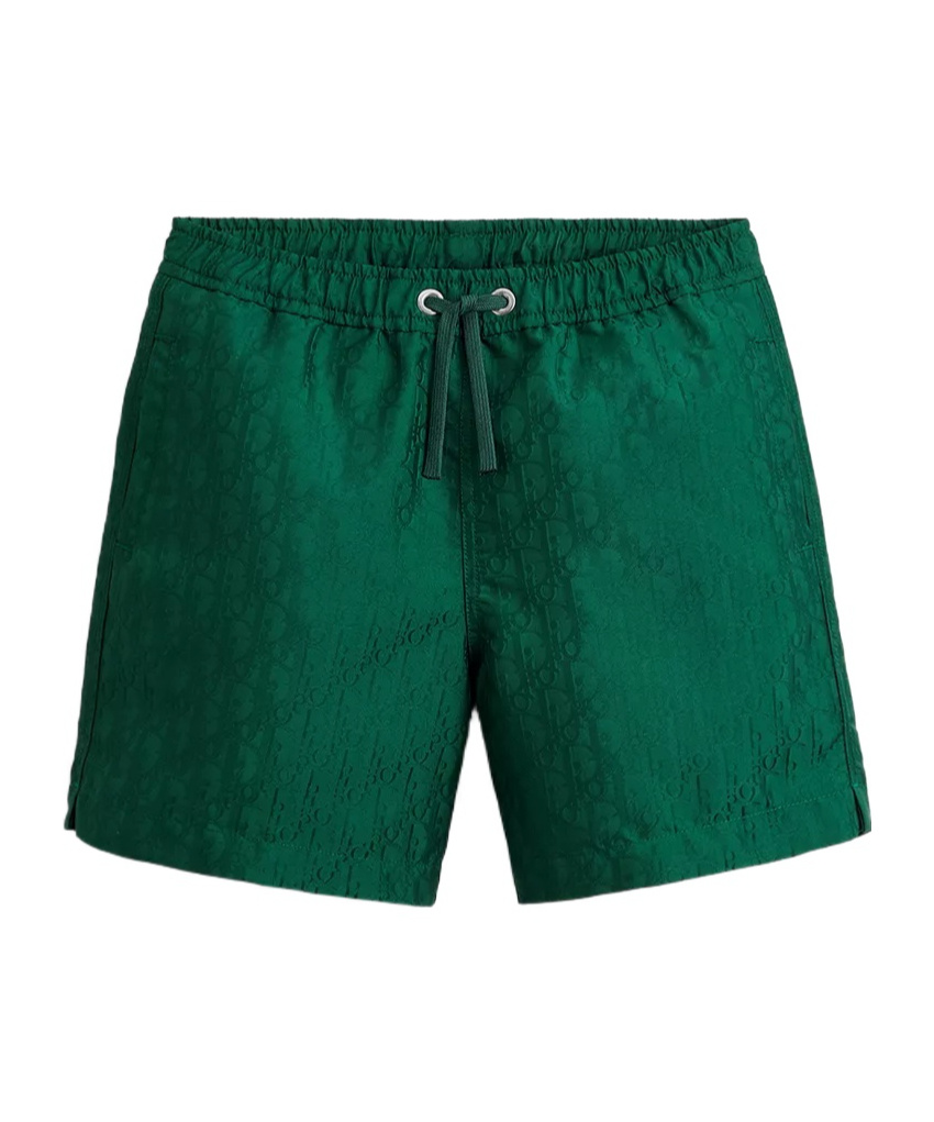 Dior Kids' Swim Shorts In Green