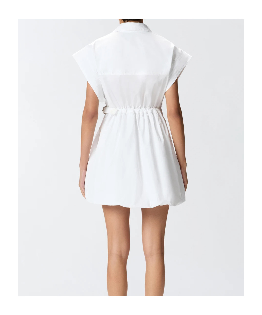 Pinko Short Shirt Dress With Crisscross