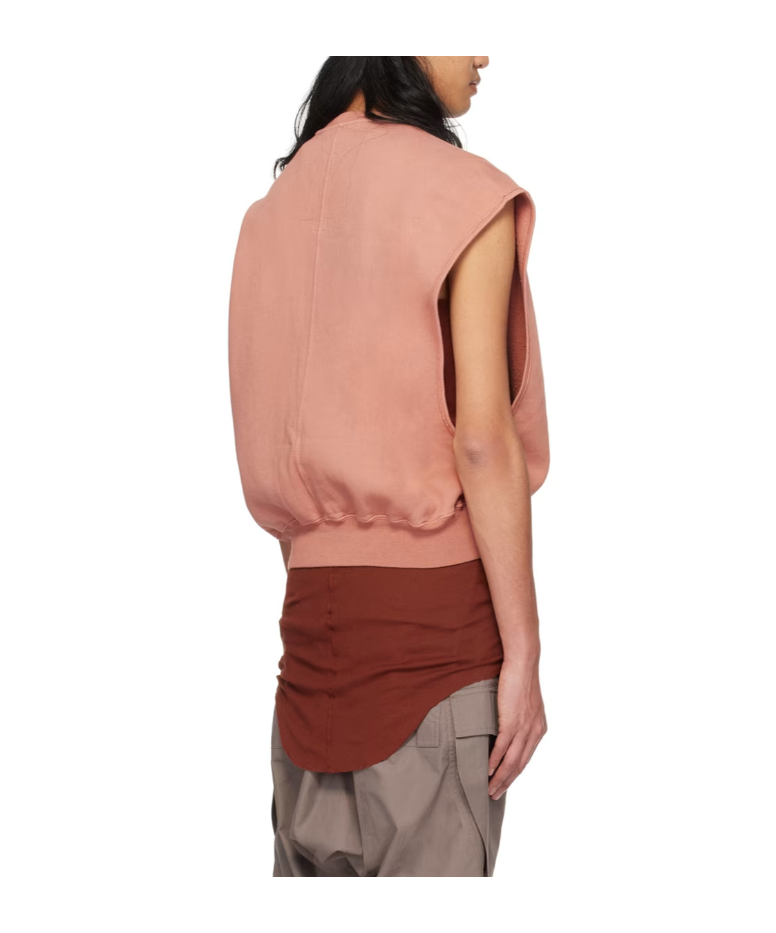 Rick Owens Drkshdw Pink Tatlin Sweatshirt In Pink
