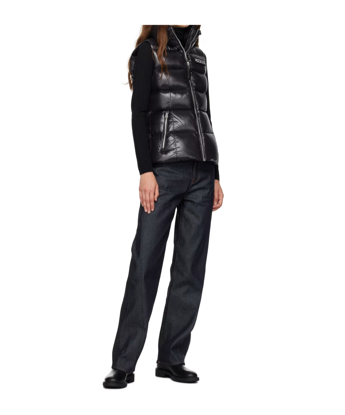 Mackage Logo-patch Padded Gilet In Black