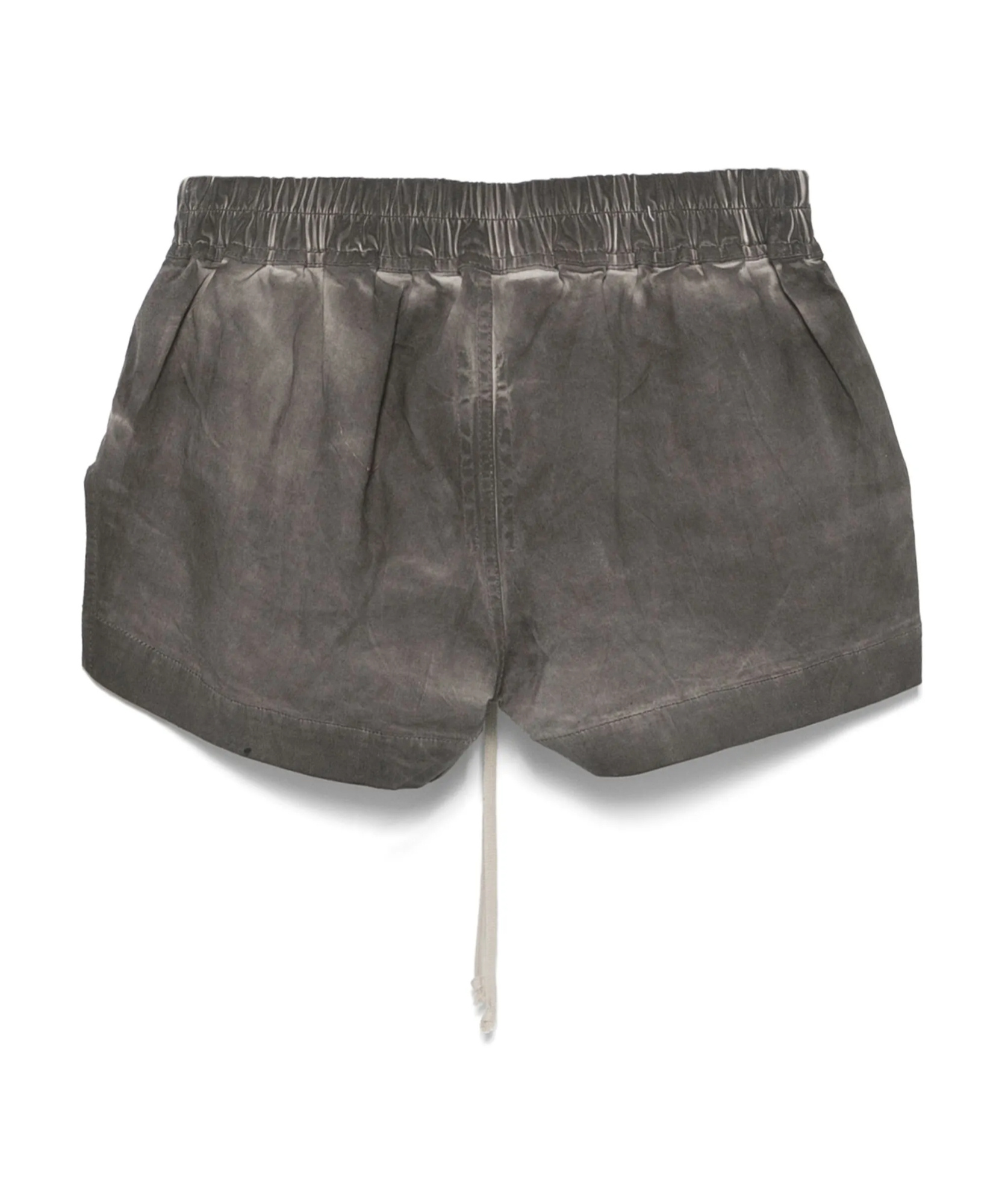 Rick Owens Drkshdw "fog" Denim Shorts In Black