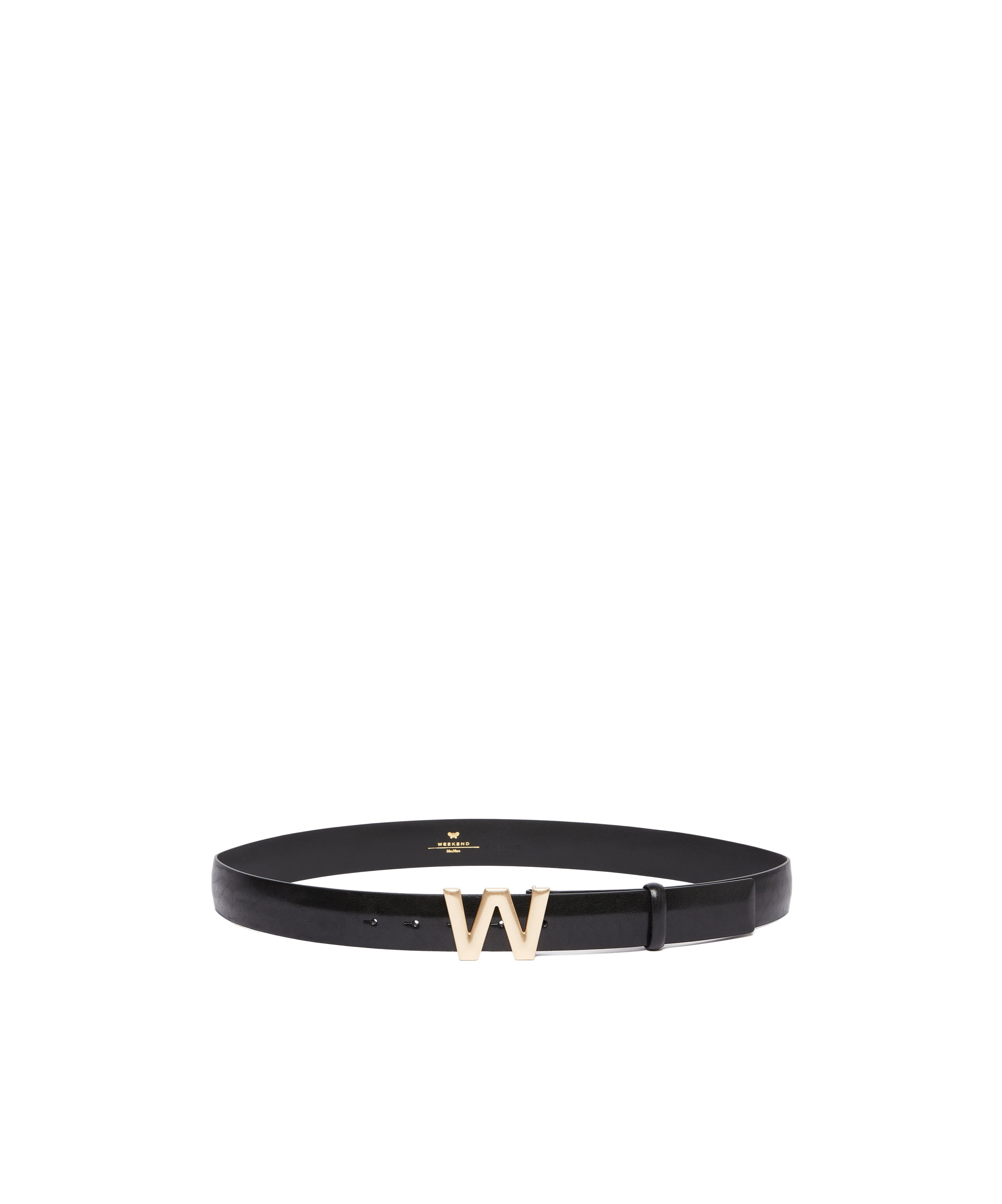 Weekend Max Mara Logo Belt In Black