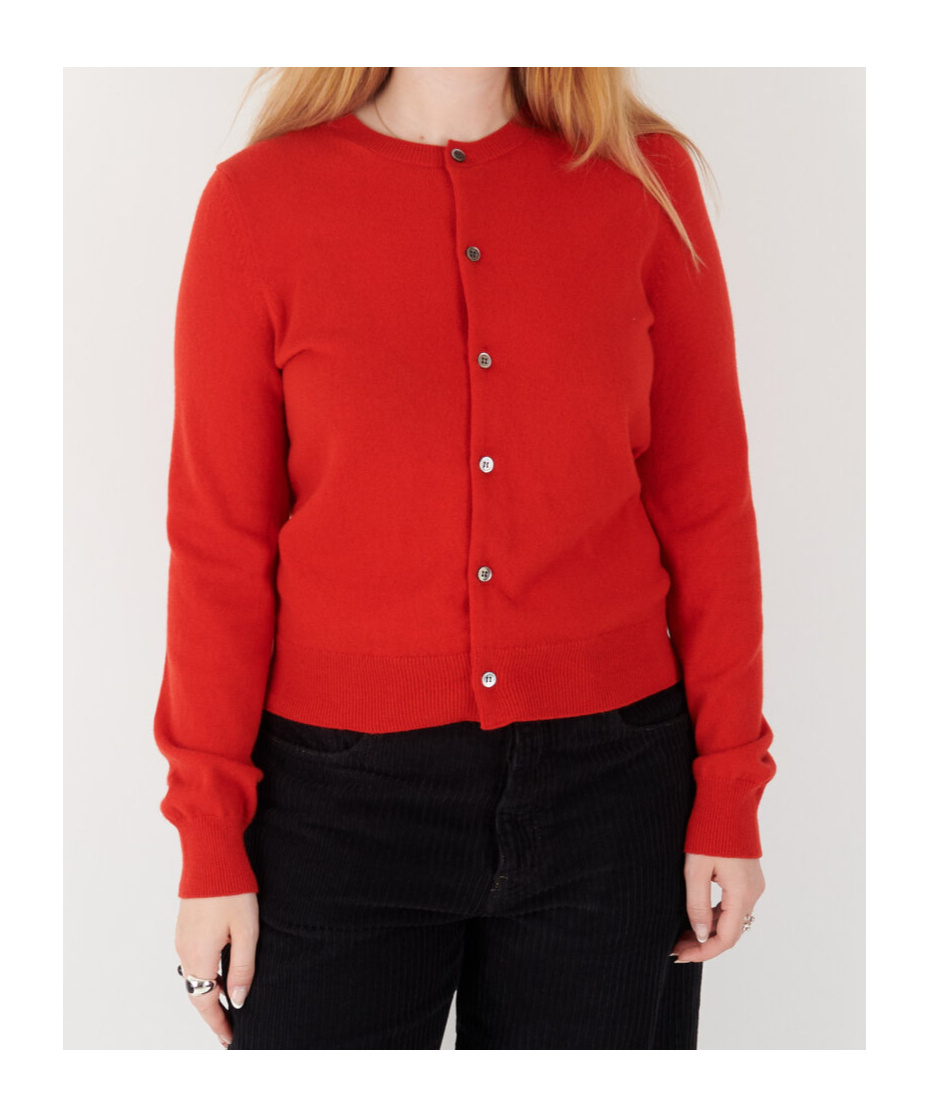 COMME DES GARÇONS LONG-SLEEVED CARDIGAN 