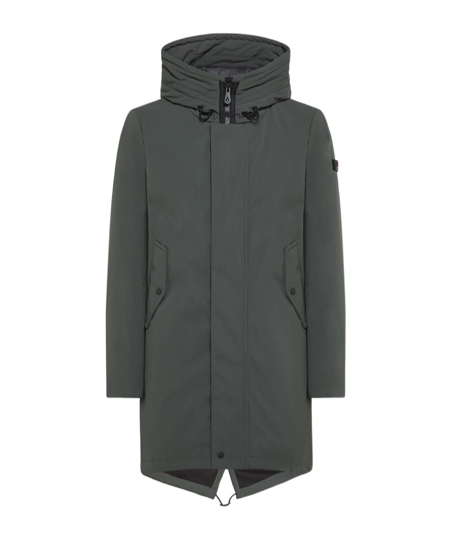 Peuterey Three-layer Sturdy Fabric Parka In Black