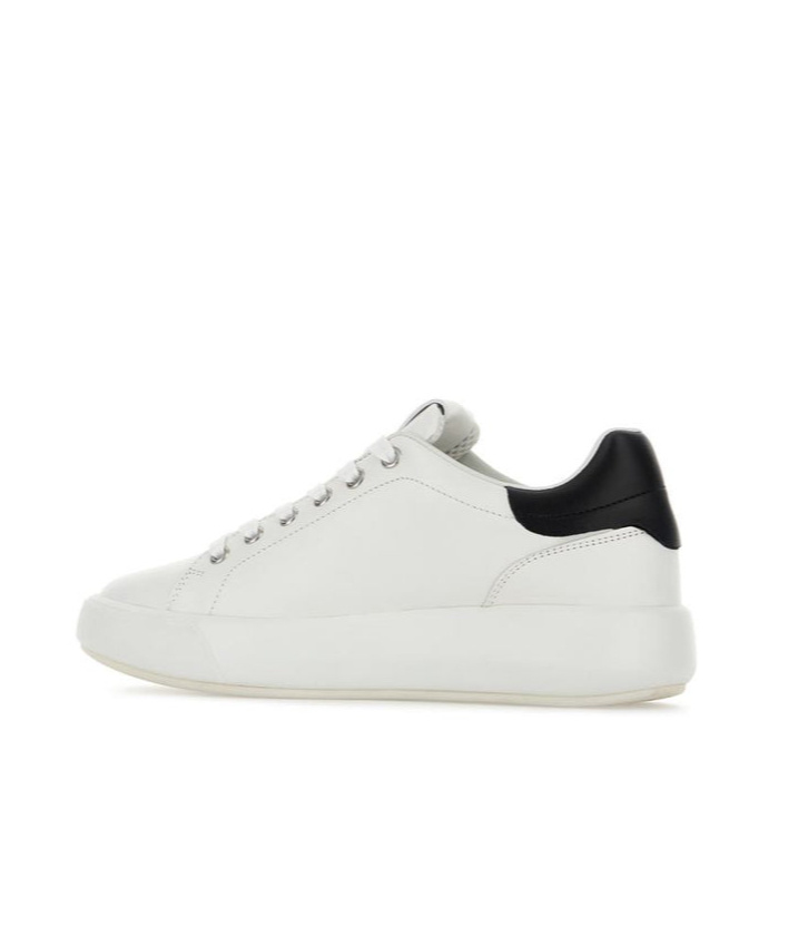 Stuart Weitzman Sw Pro Leather Sneakers In White