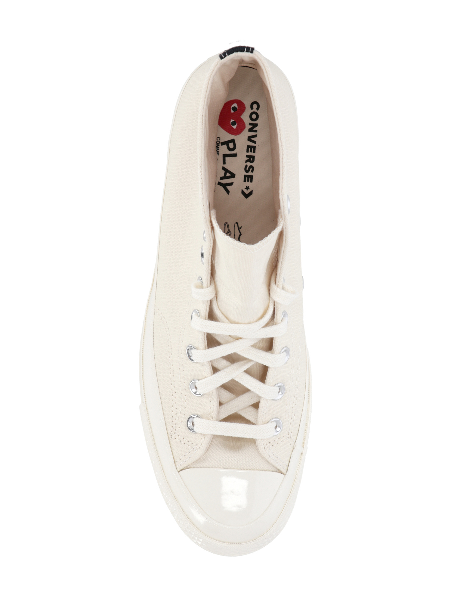 Comme Des Garçons Play Comme Des Garcons Play X Converse Single Heart Chuck 70 Sneakers In Neutral