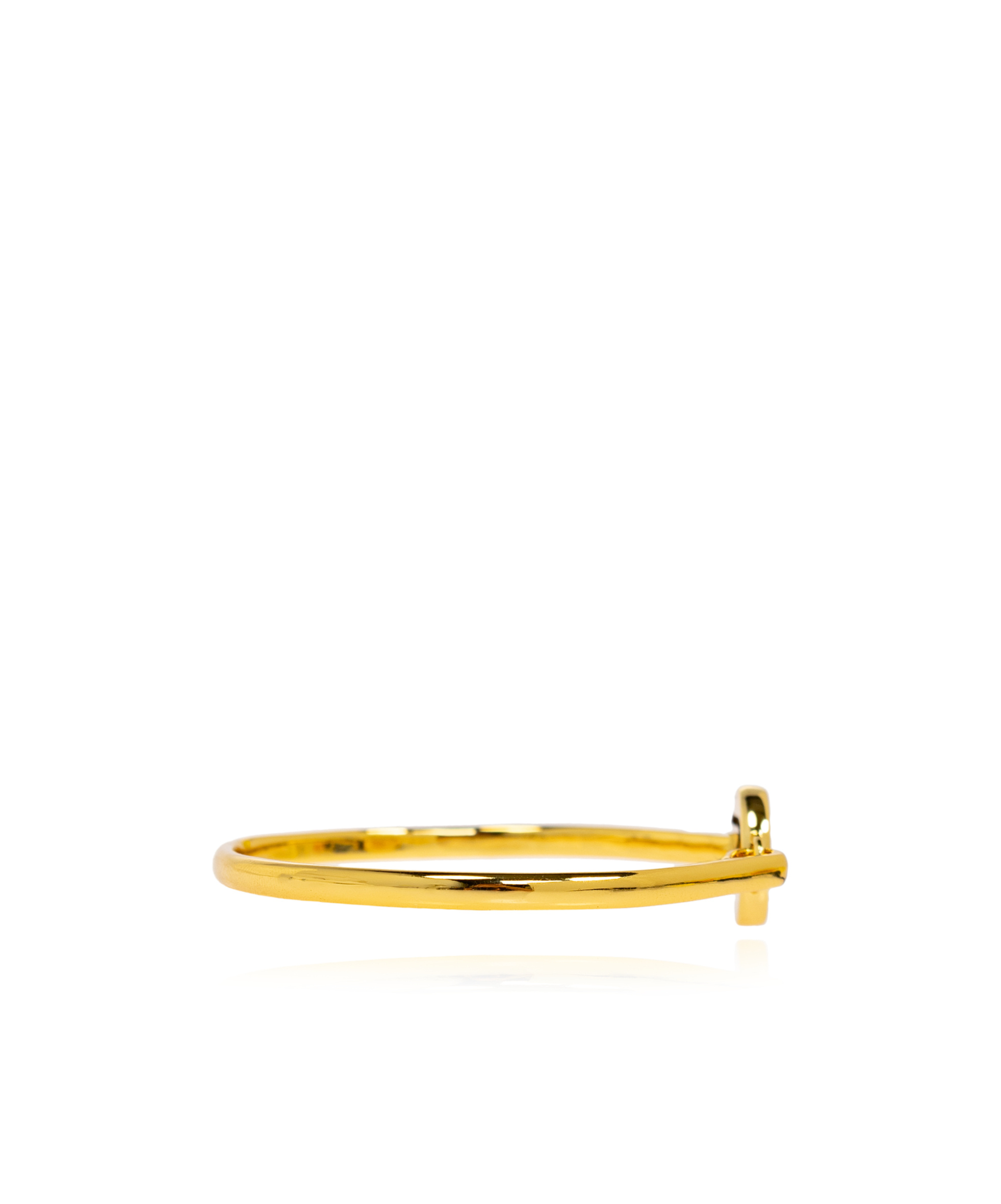 Marc Jacobs The Button Hinge Enamel Bracelet In Yellow