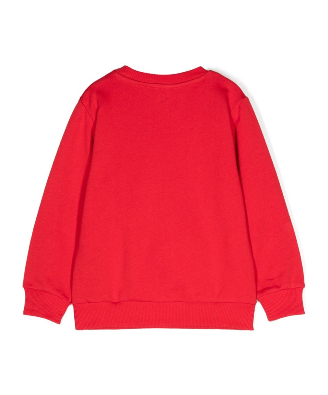 Balmain Logo-print Cotton Sweatshirt In Red