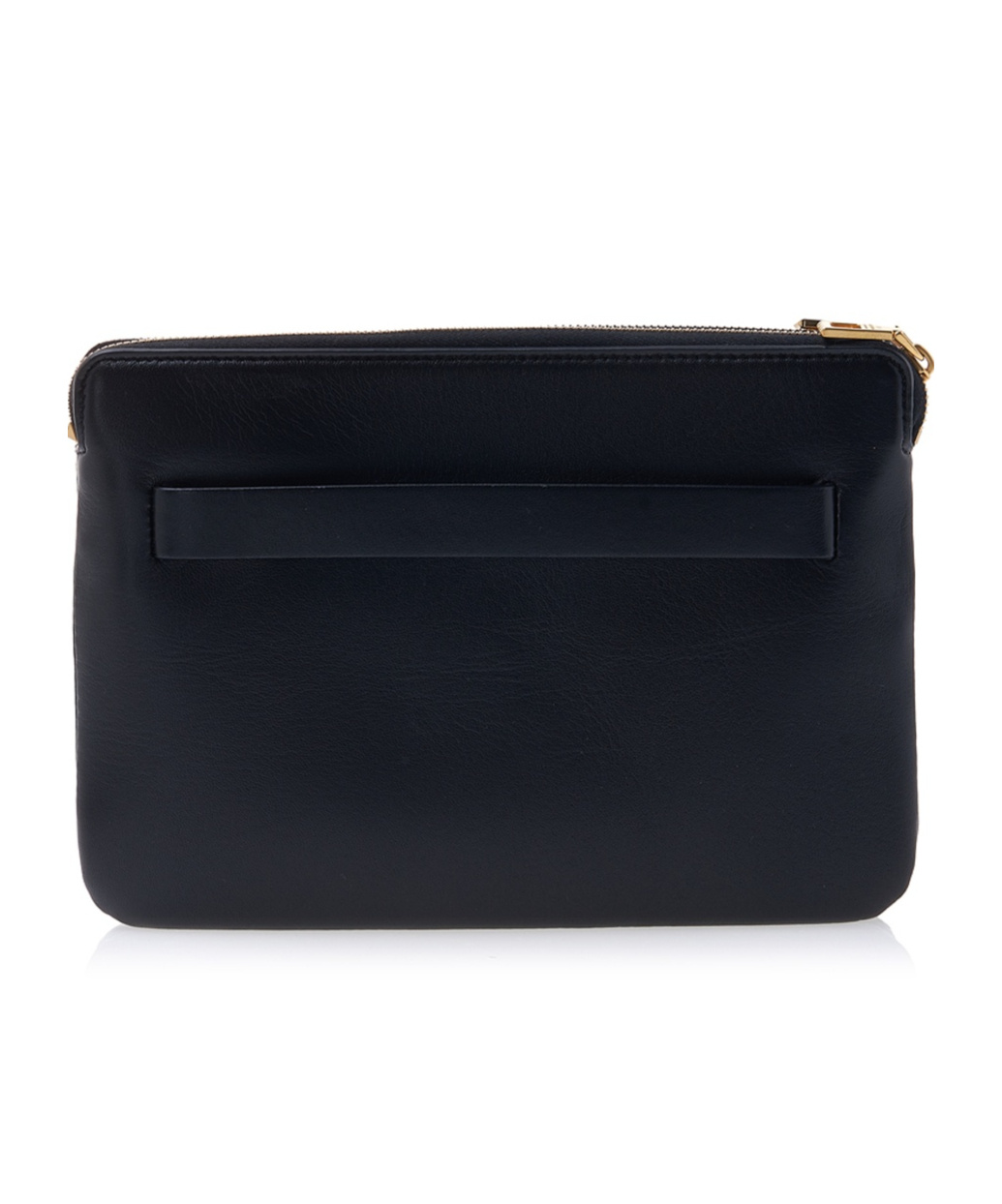 Valentino Logo Clutch In Black