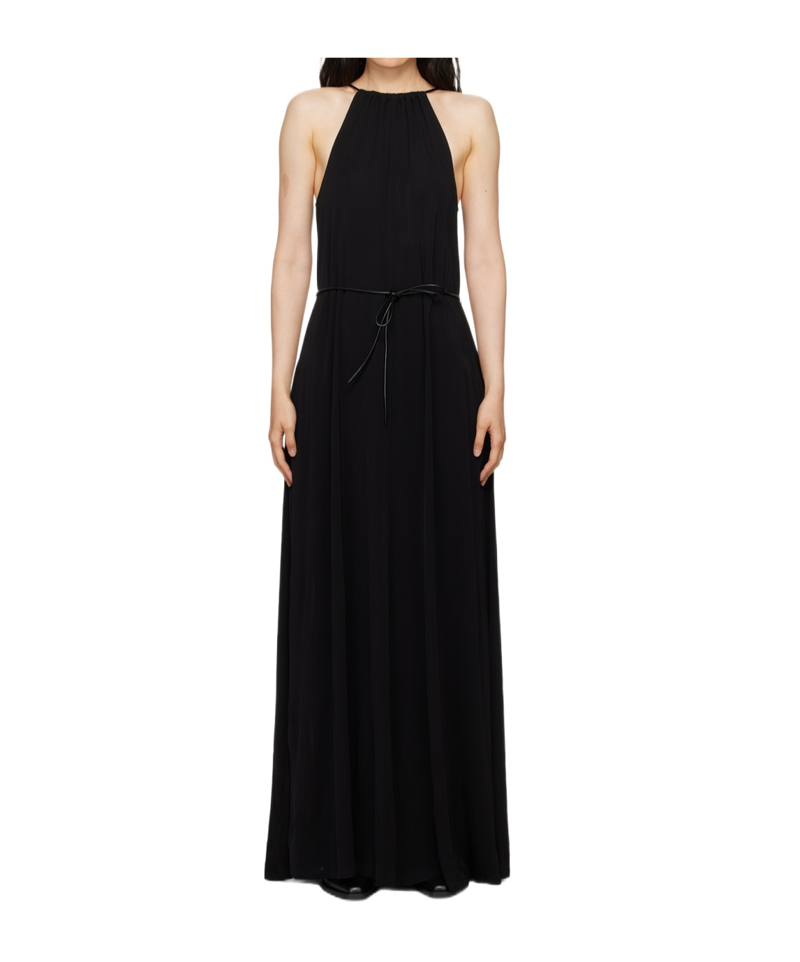 Proenza Schouler White Label Lenny Sleeveless Dress In Black