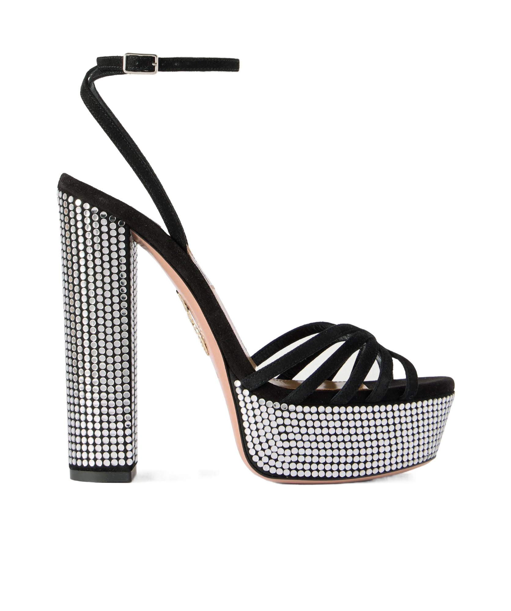 Aquazzura Open-toed High-heeled Sandals In Black