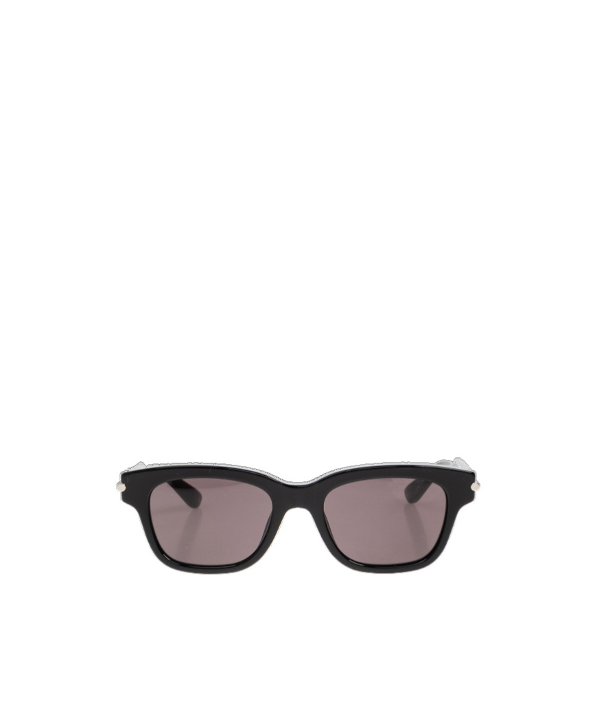 Alexander Mcqueen Eyewear T-bar Rectangular Frame Sunglasses In Black