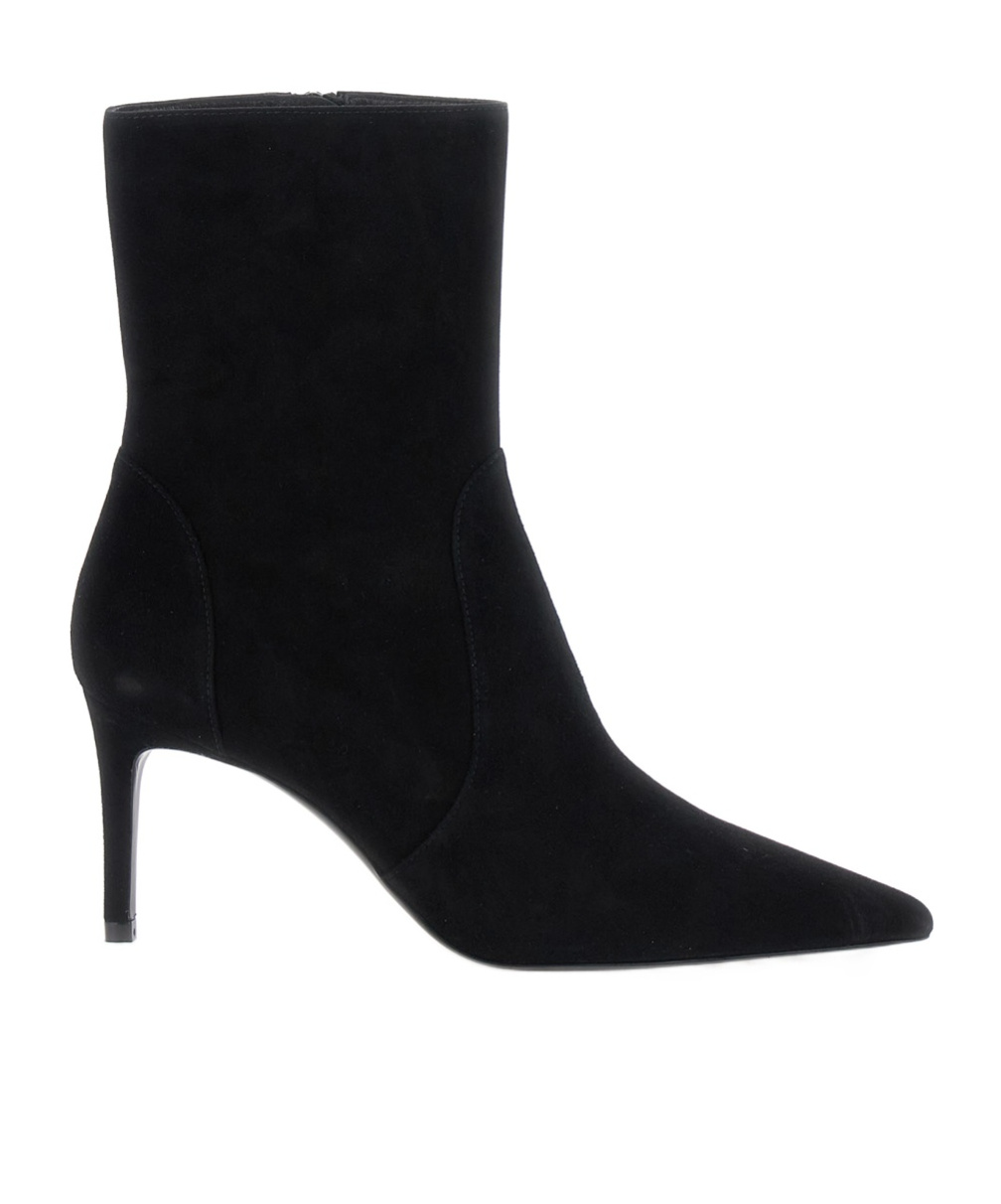 Stuart Weitzman Zipper Ankle Boots