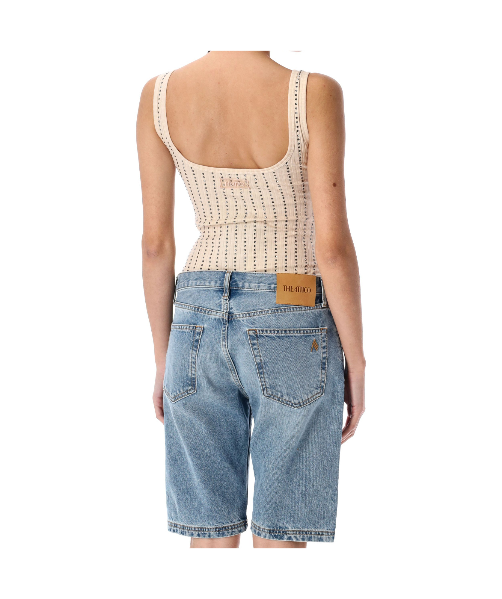 ATTICO THE ATTICO EMBELLISHED BODYSUIT