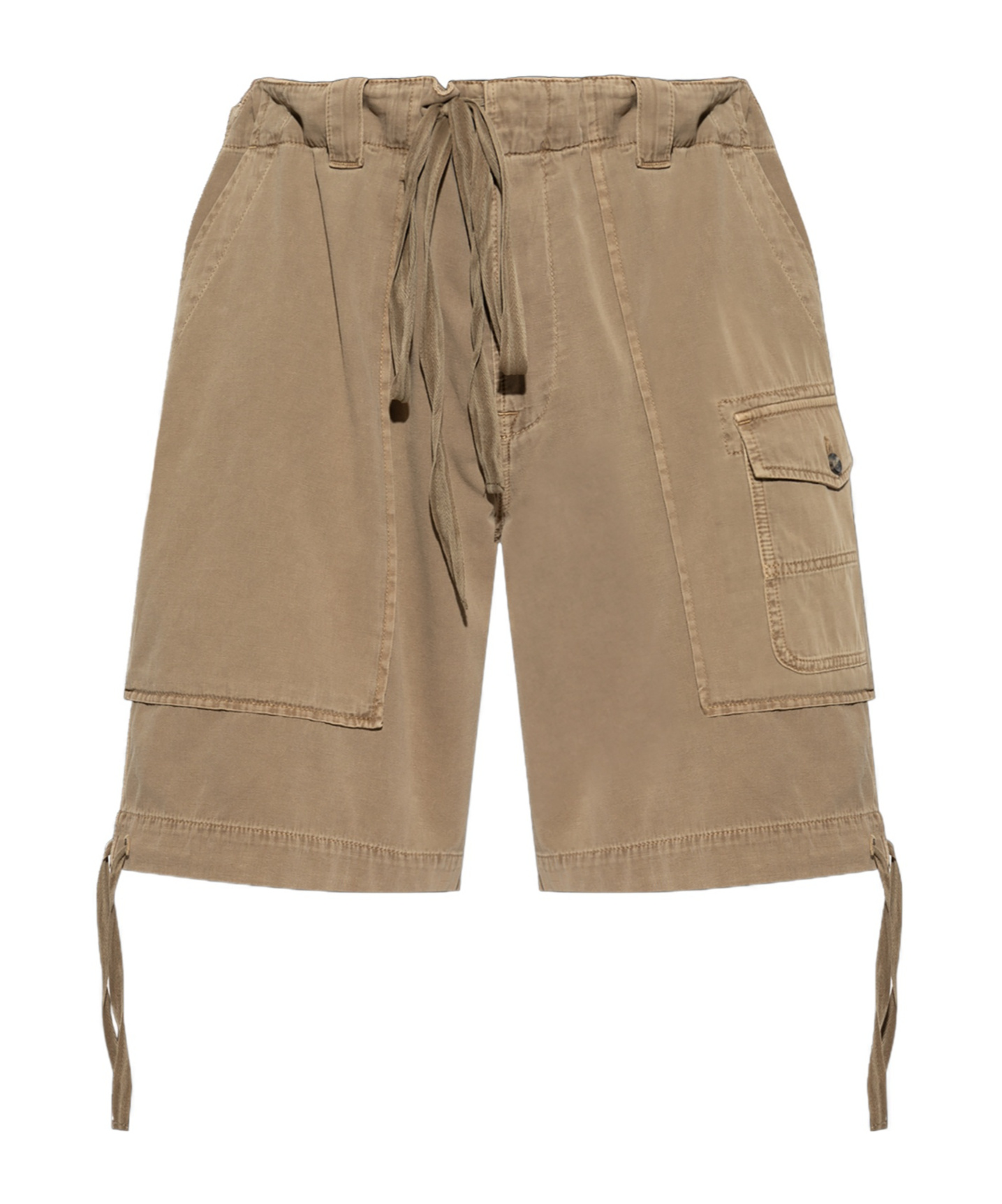 Moschino Drawstring Shorts In Brown