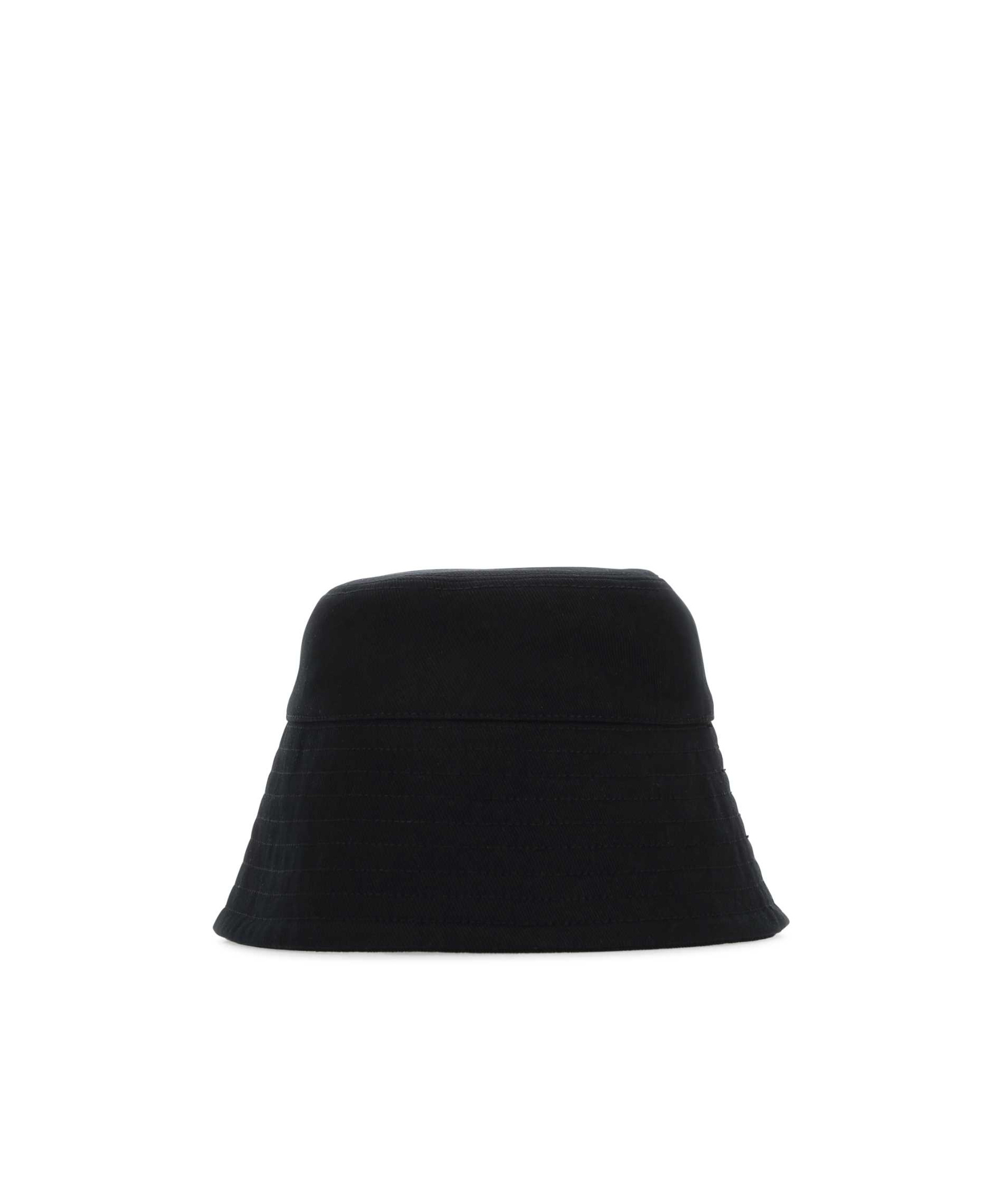 Patou Black Canvas Hat In Black